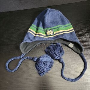 Notre Dame Fighting Irish Columbia insulated tassle stocking‎ Cap Hat Blue
